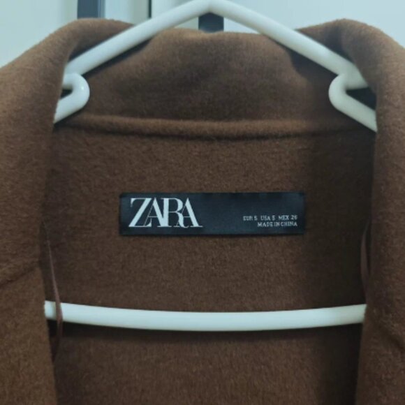 ZARA double-faced wool coat - Picture 3 of 6